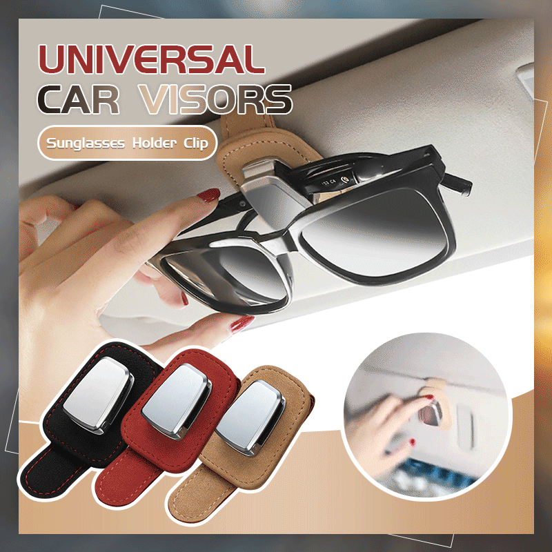GlideClip™ Universal Car Visor Sunglasses Holder – Secure, Scratch-Free Storage On the Go Top Store