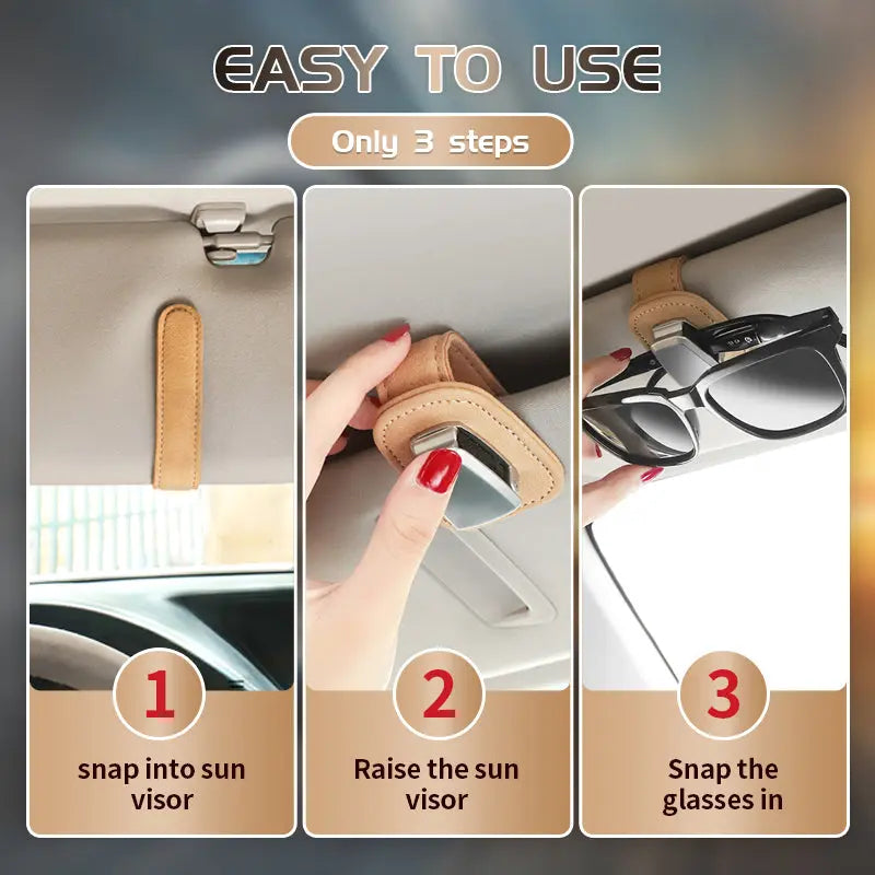Universal Auto Visier Sonnenbrillenhalter Clip👓 mysite