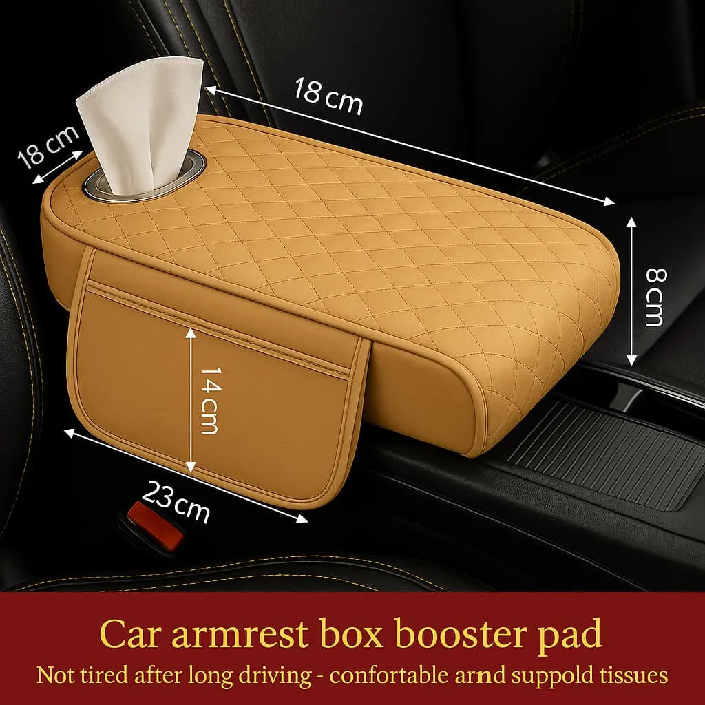 NeatNest™ 3-in-1 Car Armrest Organizer – Tissue Holder, Storage Bag & Mat in One lovelifeC