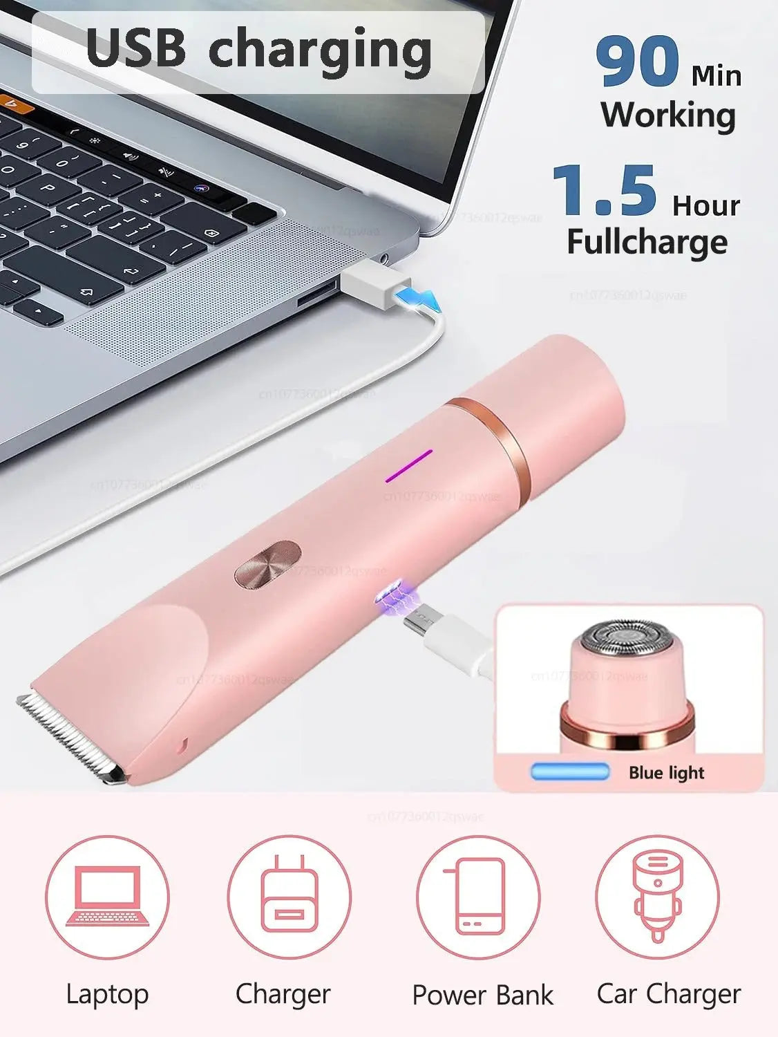 Dual-Function Electric Trimmer for Women Top Store