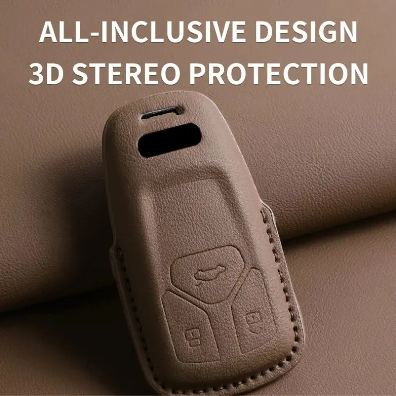Car Key Case for Audi A3 A4 B9 A6 A7 Q5 Q8 – Remote Key Cover & Protection Pouch - Fumulogo name