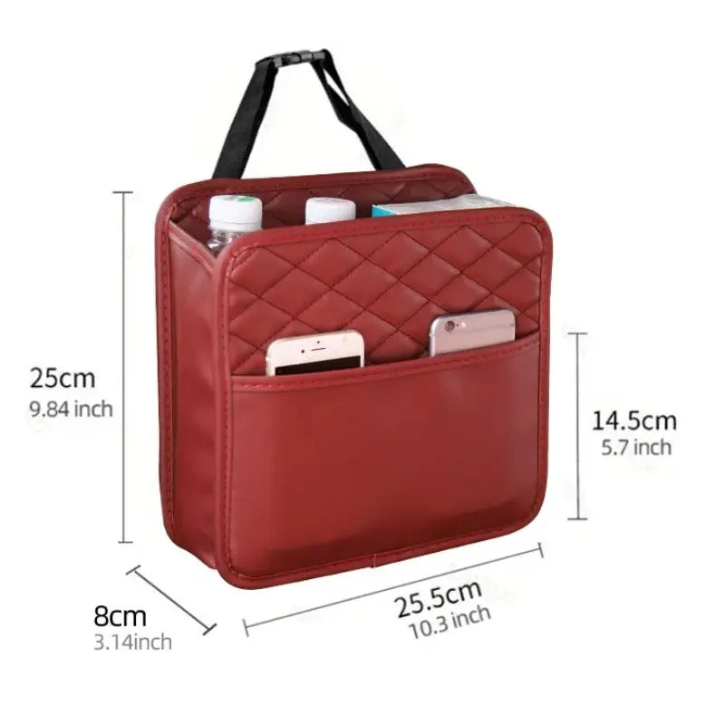 Multifunctional car seat storage bag, luxury storage bag, garbage can bag, hanging storage bag, suitable for most car models Top Store