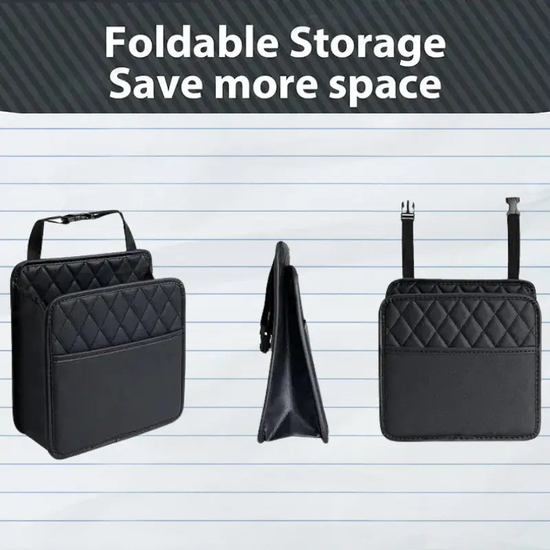 Multifunctional car seat storage bag, luxury storage bag, garbage can bag, hanging storage bag, suitable for most car models Top Store