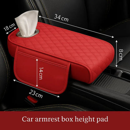 NeatNest™ 3-in-1 Car Armrest Organizer – Tissue Holder, Storage Bag & Mat in One lovelifeC 