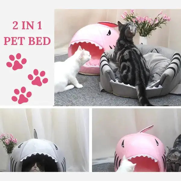 Shark Bed for Cats & Dogs Mein Shop 