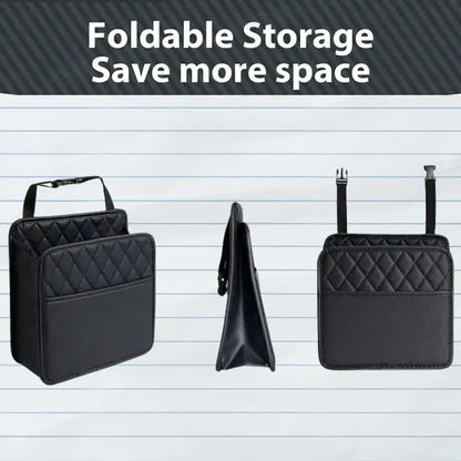 Multifunctional car seat storage bag, luxury storage bag, garbage can bag, hanging storage bag, suitable for most car models Top Store 